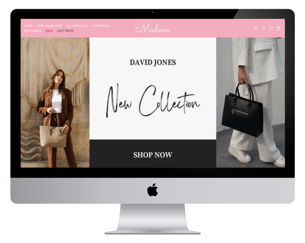 Shopify Website Handbag business