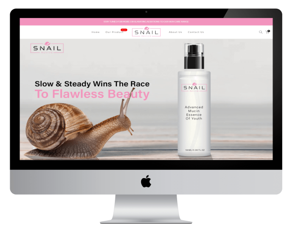 Skincare Brand Shopify Website